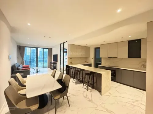 The Crest - Metropole: 2BR + 1 Apartment for Rent - 55 Million VND - Fully Furnished - Open Internal View
