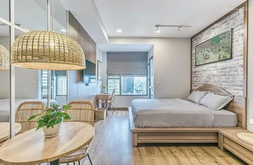 1-Bedroom 1-Bathroom Apartment for Rent at River Gate 35m² with Beautiful View on Ben Van Don