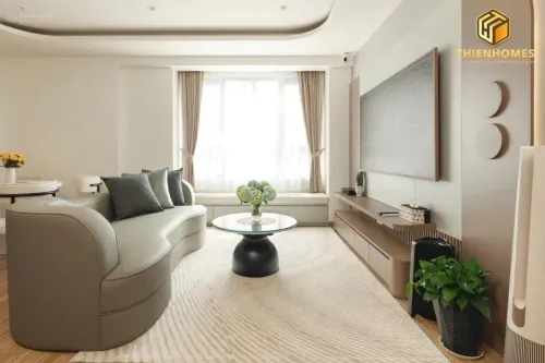 1-Bedroom 1-Bathroom Apartment for Rent at The Gold View 50m² Tower A Pool View