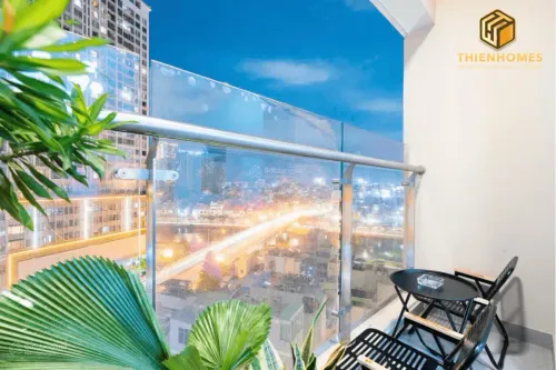 Corner 3BR 2BA Apartment for Rent at Masteri Millennium 108m² with Bitexco and Saigon River View